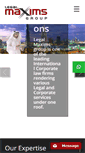 Mobile Screenshot of legalmaxims.com